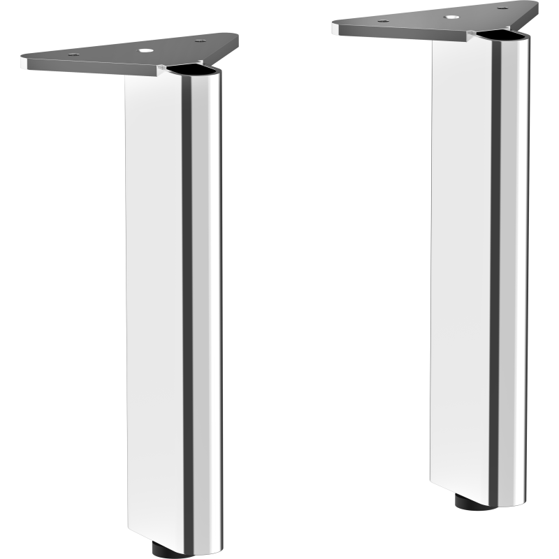 Nóżki do szafki 175/60, 2 sztuki Chrom Xelu Q HANSGROHE 54145000