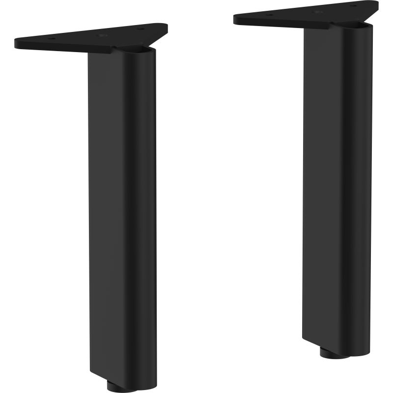Nóżki do szafki 175/60, 2 sztuki Czarny Matowy Xelu Q HANSGROHE 54145670