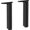 Nóżki do szafki 175/60, 2 sztuki Czarny Matowy Xelu Q HANSGROHE 54145670