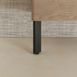 Nóżki do szafki 175/60, 2 sztuki Czarny Matowy Xelu Q HANSGROHE 54145670