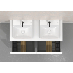 Zestaw organizerów 340 do szafek pod umywalkę 580/475, 580-680/470, 1360-1375/550 Naturalny Dąb IntraStoris HANSGROHE 54150230