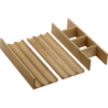 Zestaw organizerów 340 do szafek pod umywalkę 780/470-550, 1560/550 Naturalny Dąb IntraStoris HANSGROHE 54151230