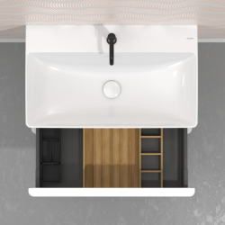 Zestaw organizerów 340 do szafek pod umywalkę 780/470-550, 1560/550 Naturalny Dąb IntraStoris HANSGROHE 54151230