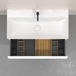 Zestaw organizerów 340 do szafek pod umywalkę 980/470-550 Naturalny Dąb IntraStoris HANSGROHE 54152230