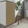 Szafka pod małą umywalkę wiszącą z drzwiami lewymi 340/245, Biały Matowy Xevolos E HANSGROHE 54166390