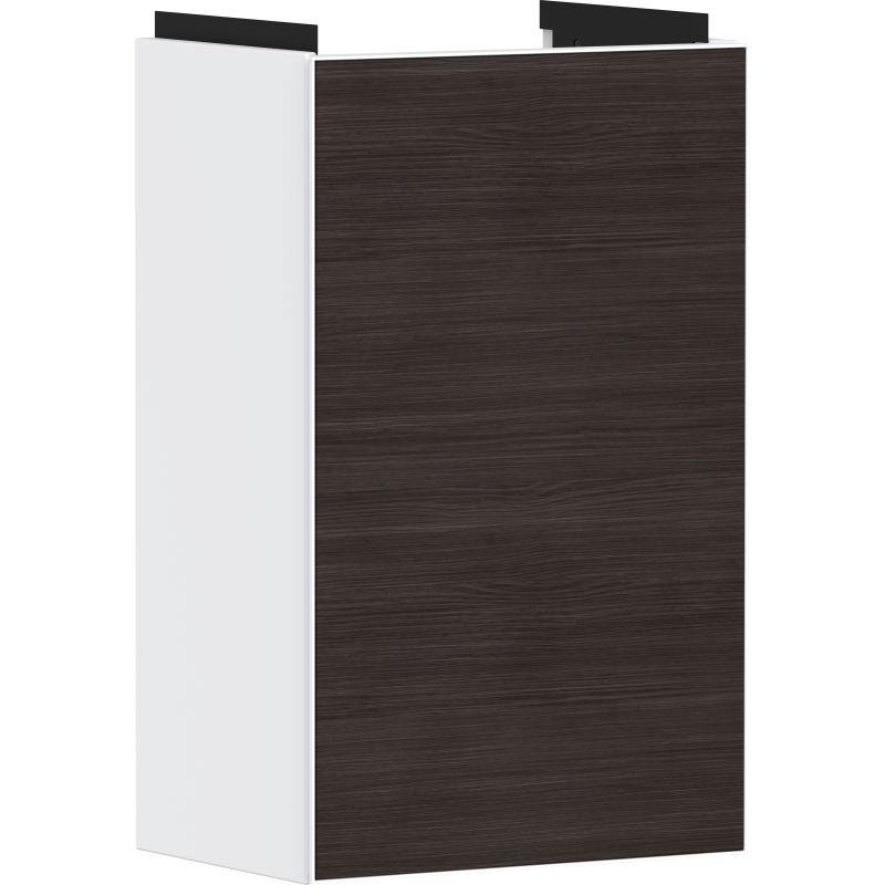 Szafka pod małą umywalkę wiszącą z drzwiami lewymi 340/245, Biały Matowy Xevolos E HANSGROHE 54166730