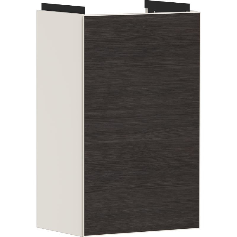 Szafka pod małą umywalkę wiszącą z drzwiami lewymi 340/245, Piaskowy Beż Matowy Xevolos E HANSGROHE 54167730