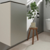 Szafka pod małą umywalkę wiszącą z drzwiami lewymi 340/245, Piaskowy Beż Matowy Xevolos E HANSGROHE 54167790