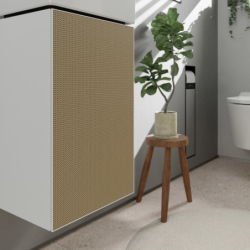 Szafka pod małą umywalkę wiszącą z drzwiami prawymi 340/245, Biały Matowy Xevolos E HANSGROHE 54169390