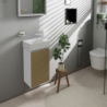 Szafka pod małą umywalkę wiszącą z drzwiami prawymi 340/245, Biały Matowy Xevolos E HANSGROHE 54169390