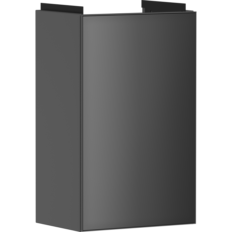 Szafka pod małą umywalkę wiszącą z drzwiami prawymi 340/245, Szary Łupek Matowy Xevolos E HANSGROHE 54171770