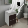 Szafka pod małą umywalkę wiszącą z 2 szufladami 480/475, Biały Matowy Xevolos E HANSGROHE 54172730
