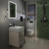 Szafka pod małą umywalkę wiszącą z 2 szufladami 480/475, Piaskowy Beż Matowy Xevolos E HANSGROHE 54173790