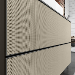 Szafka pod małą umywalkę wiszącą z 2 szufladami 480/475, Szary Łupek Matowy Xevolos E HANSGROHE 54174390