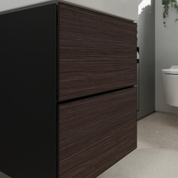 Szafka pod małą umywalkę wiszącą z 2 szufladami 480/475, Szary Łupek Matowy Xevolos E HANSGROHE 54174730