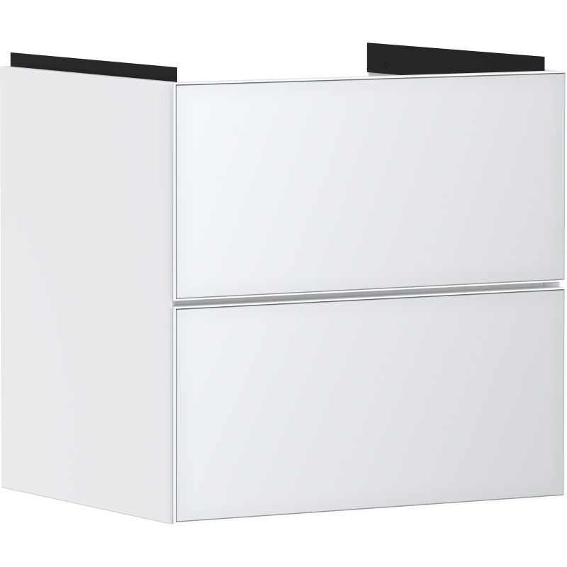 Szafka pod umywalkę wiszącą z 2 szufladami 580/475, Biały Matowy Xevolos E HANSGROHE 54175320