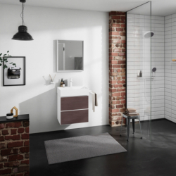 Szafka pod umywalkę wiszącą z 2 szufladami 580/475, Biały Matowy Xevolos E HANSGROHE 54175730