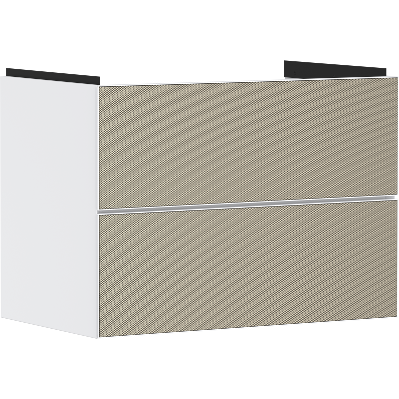 Szafka pod umywalkę wiszącą z 2 szufladami 780/475, Biały Matowy Xevolos E HANSGROHE 54178390