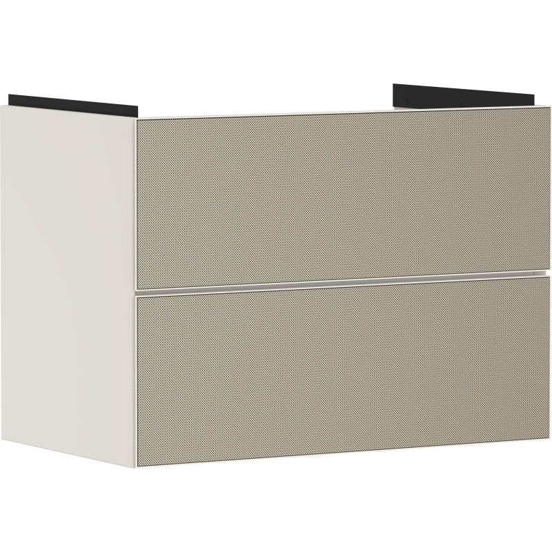 Szafka pod umywalkę wiszącą z 2 szufladami 780/475, Piaskowy Beż Matowy Xevolos E HANSGROHE 54179390