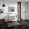 Szafka pod umywalkę wiszącą z 2 szufladami 780/475, Piaskowy Beż Matowy Xevolos E HANSGROHE 54179390