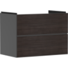 Szafka pod umywalkę wiszącą z 2 szufladami 780/475, Szary Łupek Matowy Xevolos E HANSGROHE 54180730