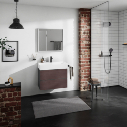 Szafka pod umywalkę wiszącą z 2 szufladami 780/475, Szary Łupek Matowy Xevolos E HANSGROHE 54180730