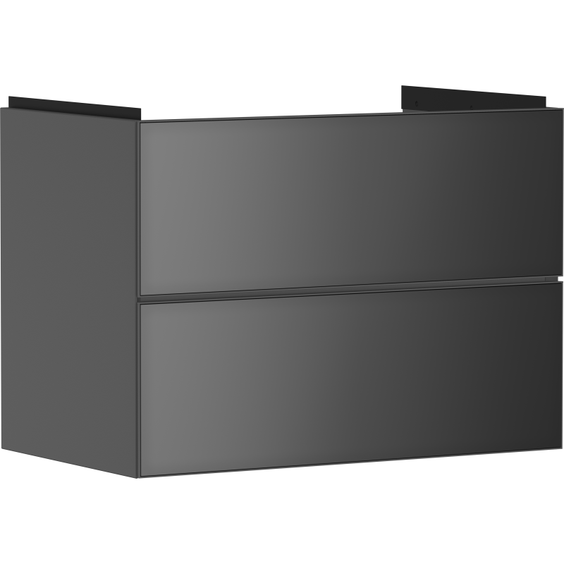 Szafka pod umywalkę wiszącą z 2 szufladami 780/475, Szary Łupek Matowy Xevolos E HANSGROHE 54180770