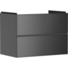 Szafka pod umywalkę wiszącą z 2 szufladami 780/475, Szary Łupek Matowy Xevolos E HANSGROHE 54180770