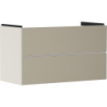 Szafka pod umywalkę wiszącą z 2 szufladami 980/475, Piaskowy Beż Matowy Xevolos E HANSGROHE 54182390