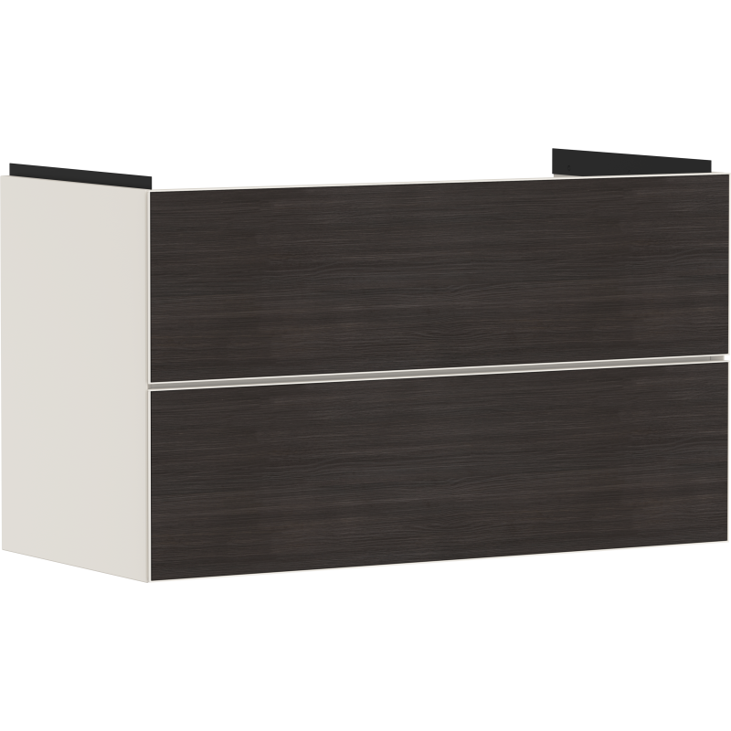 Szafka pod umywalkę wiszącą z 2 szufladami 980/475, Piaskowy Beż Matowy Xevolos E HANSGROHE 54182730