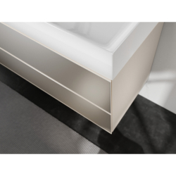 Szafka pod umywalkę wiszącą z 2 szufladami 980/475, Piaskowy Beż Matowy Xevolos E HANSGROHE 54182790