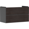 Szafka pod umywalkę wiszącą z 2 szufladami 980/475, Szary Łupek Matowy Xevolos E HANSGROHE 54183730