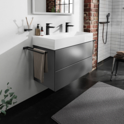 Szafka pod umywalkę wiszącą z 2 szufladami 980/475, Szary Łupek Matowy Xevolos E HANSGROHE 54183770