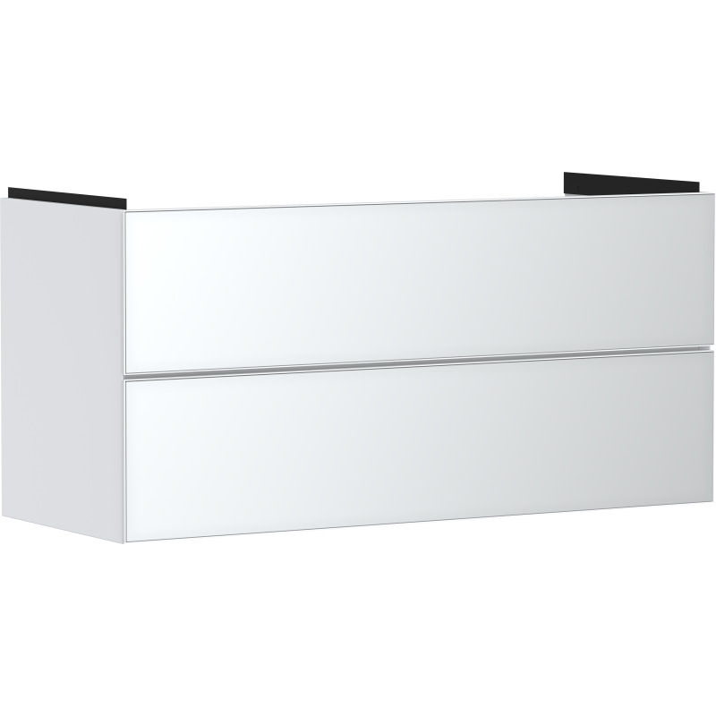 Szafka pod umywalkę wiszącą z 2 szufladami 1180/475, Biały Matowy Xevolos E HANSGROHE 54184320