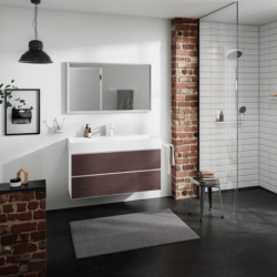 Szafka pod umywalkę wiszącą z 2 szufladami 1180/475, Biały Matowy Xevolos E HANSGROHE 54184730