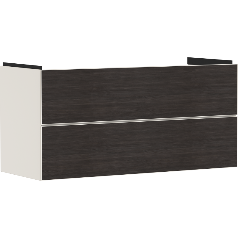 Szafka pod umywalkę wiszącą z 2 szufladami 1180/475, Piaskowy Beż Matowy Xevolos E HANSGROHE 54185730