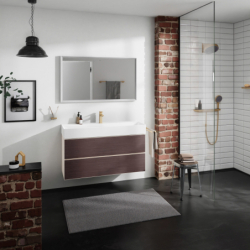 Szafka pod umywalkę wiszącą z 2 szufladami 1180/475, Piaskowy Beż Matowy Xevolos E HANSGROHE 54185730