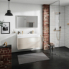 Szafka pod umywalkę wiszącą z 2 szufladami 1180/475, Piaskowy Beż Matowy Xevolos E HANSGROHE 54185790