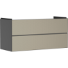 Szafka pod umywalkę wiszącą z 2 szufladami 1180/475, Szary Łupek Matowy Xevolos E HANSGROHE 54186390