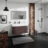 Szafka pod umywalkę wiszącą z 2 szufladami 1180/475, Szary Łupek Matowy Xevolos E HANSGROHE 54186730
