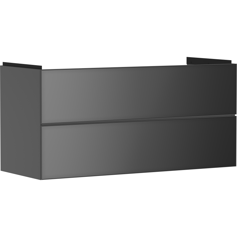 Szafka pod umywalkę wiszącą z 2 szufladami 1180/475, Szary Łupek Matowy Xevolos E HANSGROHE 54186770