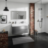 Szafka pod umywalkę wiszącą z 2 szufladami 1180/475, Szary Łupek Matowy Xevolos E HANSGROHE 54186770