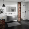 Szafka pod umywalkę wiszącą z 2 szufladami 1180/475, Szary Łupek Matowy Xevolos E HANSGROHE 54186770