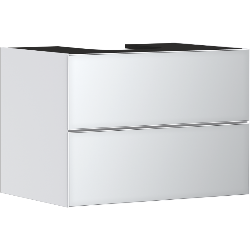 Szafka pod szlifowaną umywalkę wpuszczaną w blat/nablatową z 2 szufladami 780/550, Biały Matowy Xevolos E HANSGROHE 54187320