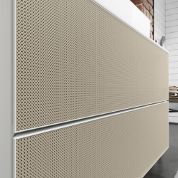 Szafka pod szlifowaną umywalkę wpuszczaną w blat/nablatową z 2 szufladami 780/550, Biały Matowy Xevolos E HANSGROHE 54187390