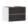 Szafka pod szlifowaną umywalkę wpuszczaną w blat/nablatową z 2 szufladami 780/550, Biały Matowy Xevolos E HANSGROHE 54187730