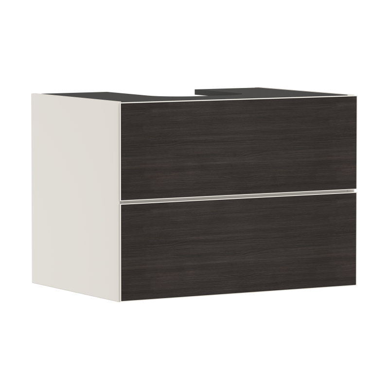 Szafka pod umywalkę wpuszczaną w blat/nablatową z 2 szufladami 780/550, Piaskowy Beż Matowy Xevolos E HANSGROHE 54188730