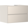 Szafka pod umywalkę wpuszczaną w blat/nablatową z 2 szufladami 780/550, Piaskowy Beż Matowy Xevolos E HANSGROHE 54188790