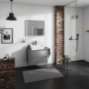 Szafka pod umywalkę wpuszczaną w blat/nablatową z 2 szufladami 780/550,Szary Łupek Matowy Xevolos E HANSGROHE 54189770