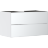 Szafka pod szlifowaną umywalkę wpuszczaną w blat/nablatową z 2 szufladami 980/550, Biały Matowy Xevolos E HANSGROHE 54190320
